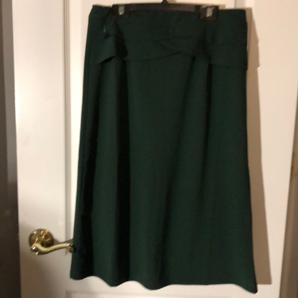 Green skirt
